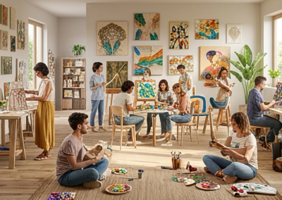 Visualisierungsbild Haus der Heilung, Kreativraum